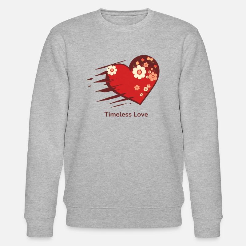 Zeitlose Liebe - Stanley/Stella Unisex Bio-Sweatshirt CHANGER  - Grau meliert