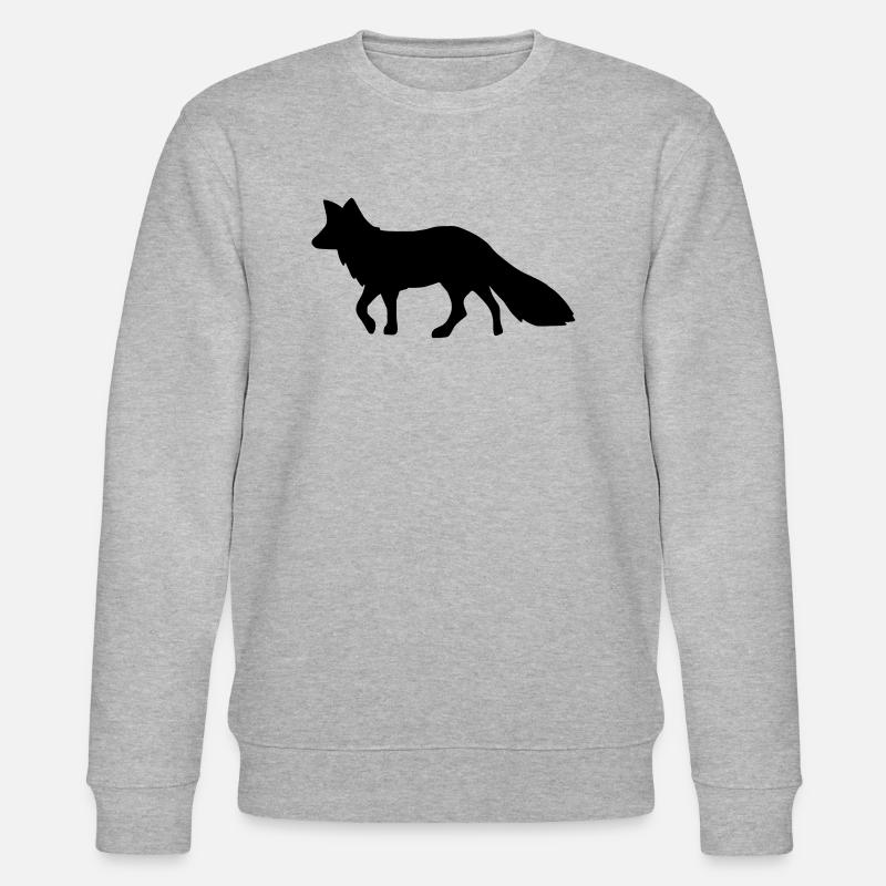 Fox fox - Stanley/Stella CHANGER Unisex Organic Sweatshirt - heather grey