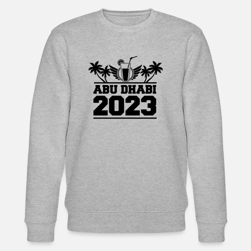 Abou Dhabi 2023 - Sweat bio CHANGER Stanley/Stella Unisexe - gris chiné