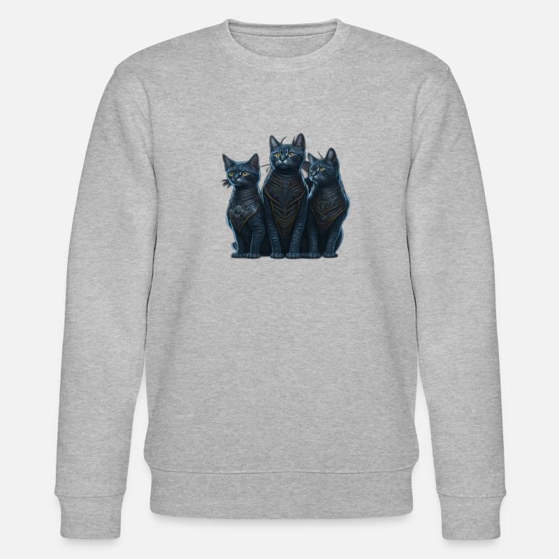 Passion chats - Sweat bio CHANGER Stanley/Stella Unisexe - gris chiné