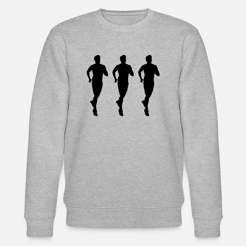 jogging 3 - Stanley/Stella Unisex Bio-Sweatshirt CHANGER  - Grau meliert