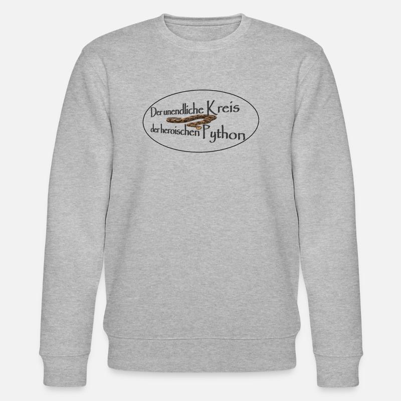 Der unendliche Kreis 2 - Stanley/Stella Unisex Bio-Sweatshirt CHANGER  - Grau meliert