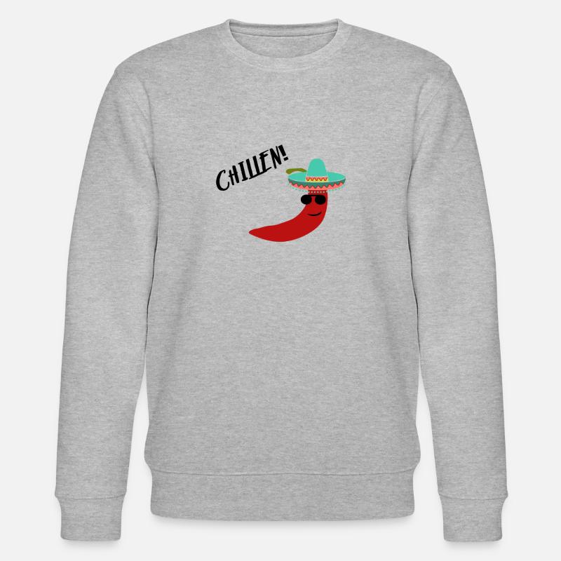 Chilli Chillen - Stanley/Stella Unisex Bio-Sweatshirt CHANGER  - Grau meliert