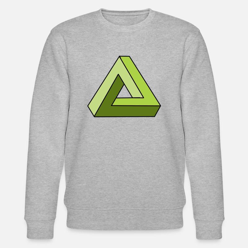 infinity infini triangle cool cadeau - Sweat bio CHANGER Stanley/Stella Unisexe - gris chiné
