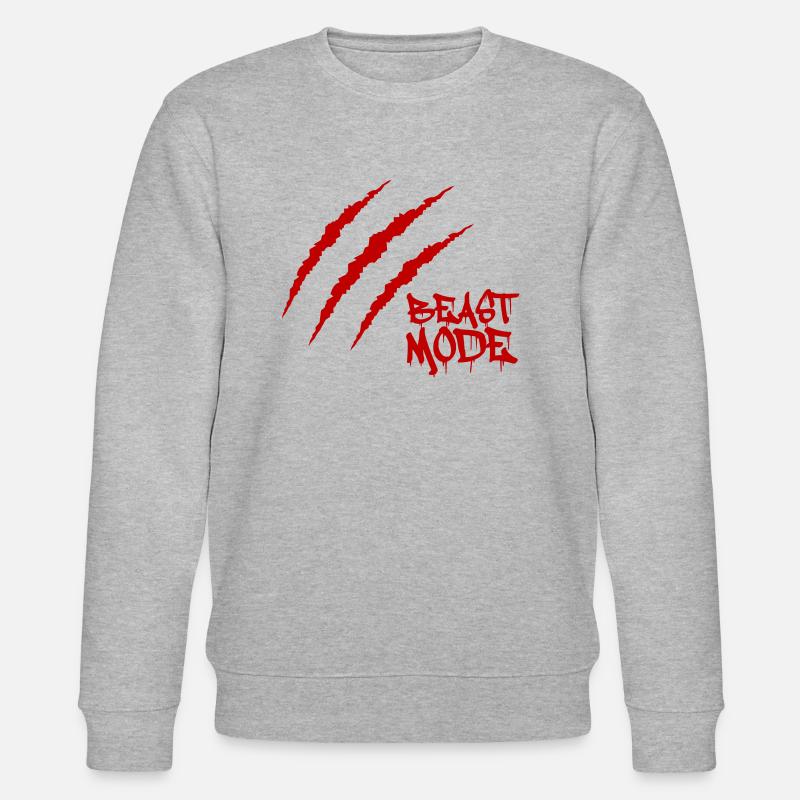 Scars Beast - Stanley/Stella Unisex Bio-Sweatshirt CHANGER  - Grau meliert