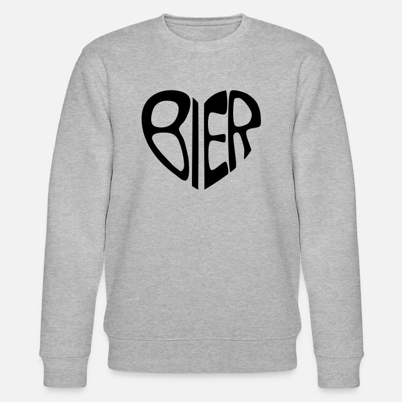 Bierherz - Stanley/Stella Unisex Bio-Sweatshirt CHANGER  - Grau meliert