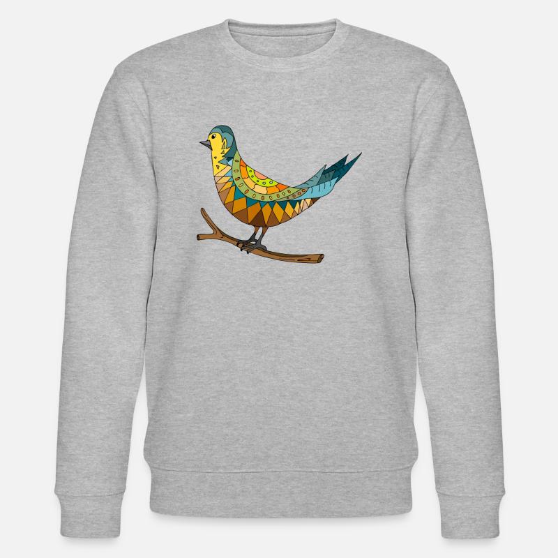 Vogel - Stanley/Stella Unisex Bio-Sweatshirt CHANGER  - Grau meliert