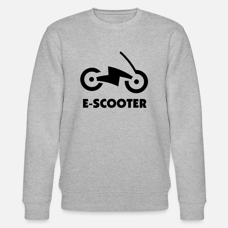 E-Scooter E-Roller Scooter - Sweat bio CHANGER Stanley/Stella Unisexe - gris chiné