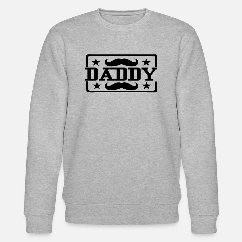 Daddy - Stanley/Stella Unisex Bio-Sweatshirt CHANGER  - Grau meliert