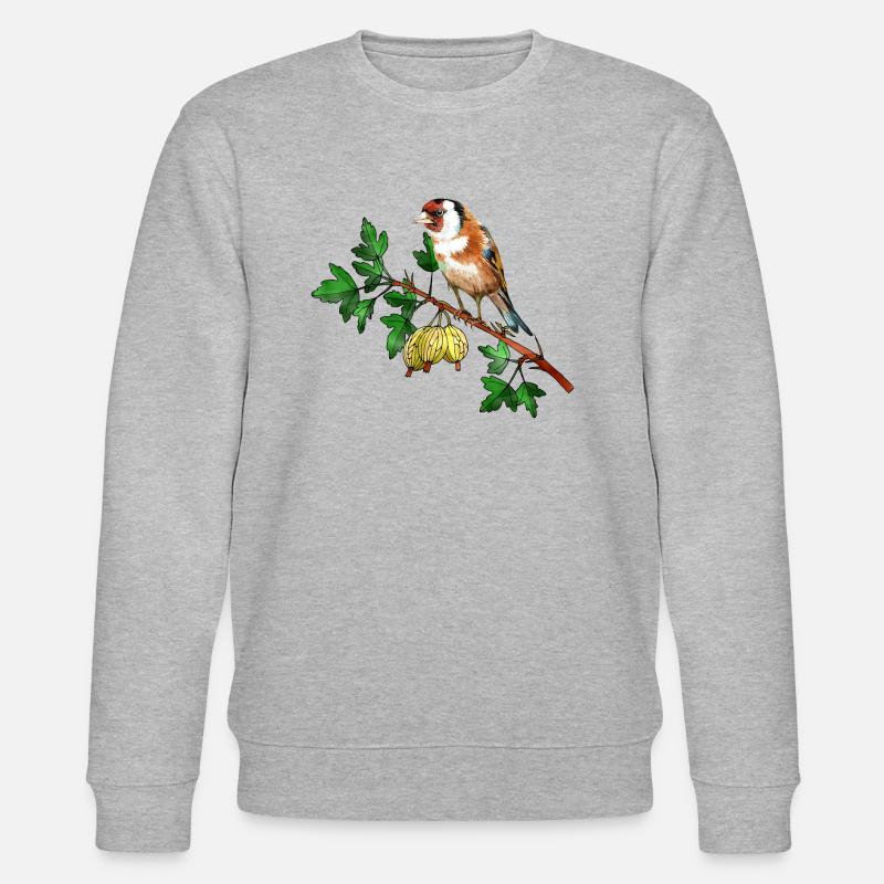 Bunter Vogel - Stanley/Stella Unisex Bio-Sweatshirt CHANGER  - Grau meliert