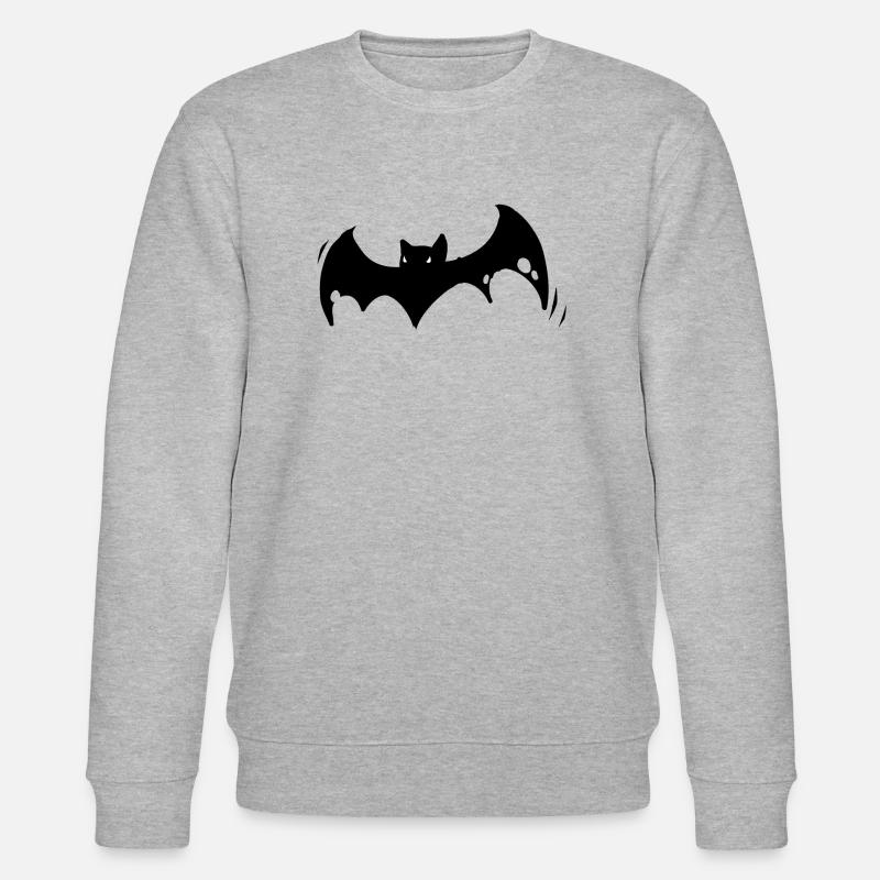 bat - Stanley/Stella Unisex Bio-Sweatshirt CHANGER  - Grau meliert