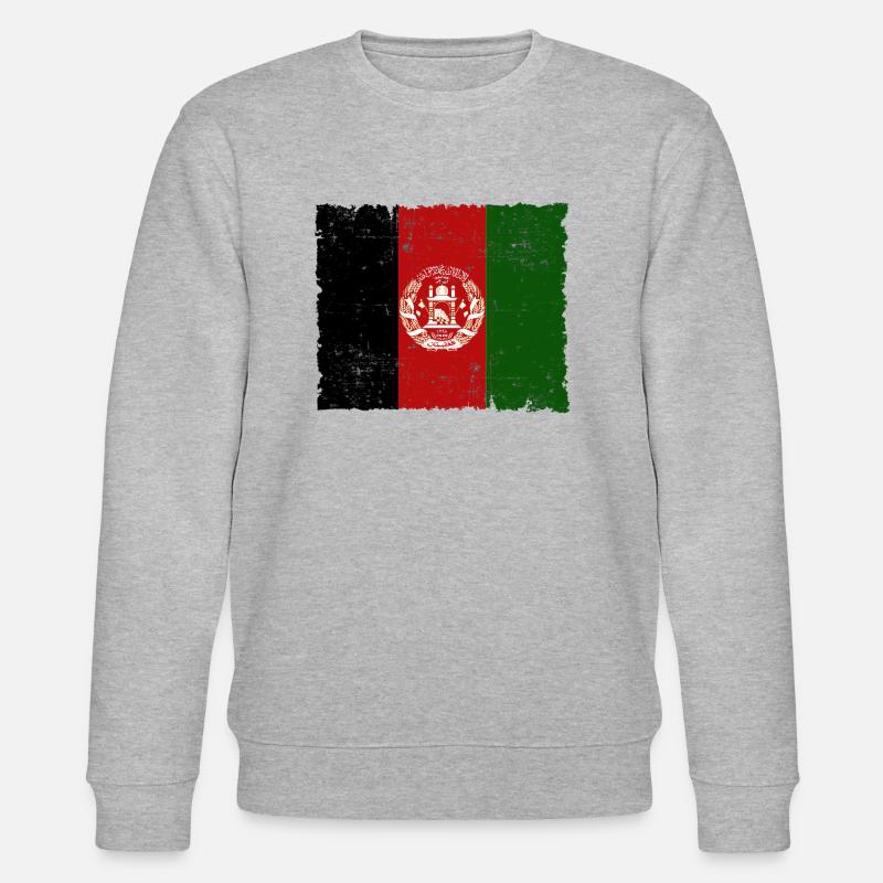 Afghanistan - Stanley/Stella Unisex Bio-Sweatshirt CHANGER  - Grau meliert
