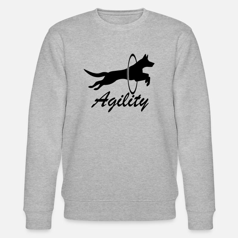 Agilité de chien de chien - Sweat bio CHANGER Stanley/Stella Unisexe - gris chiné