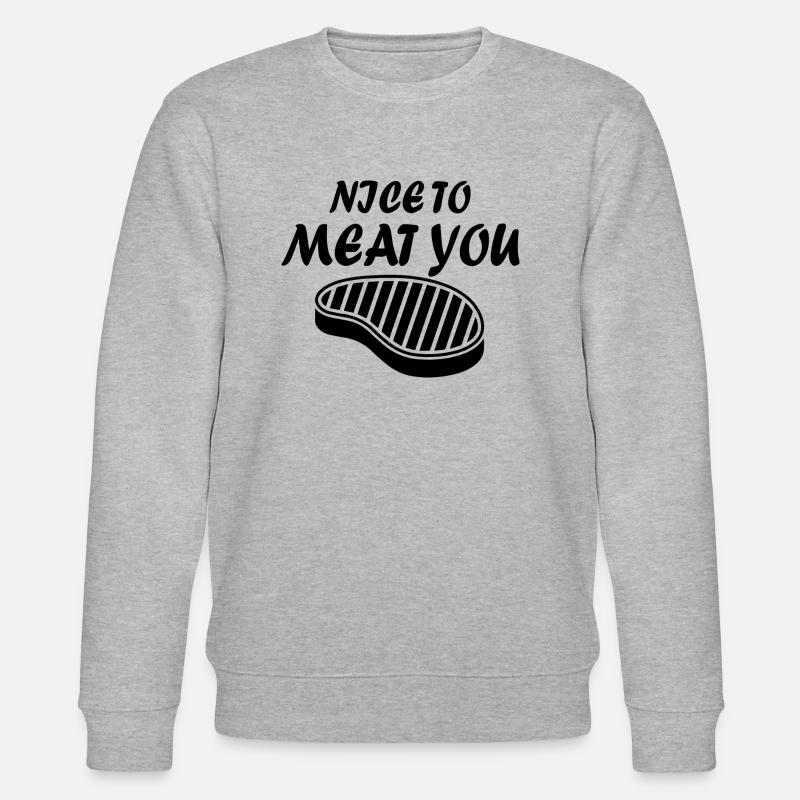 Fun Spaß Lustige - Stanley/Stella Unisex Bio-Sweatshirt CHANGER  - Grau meliert