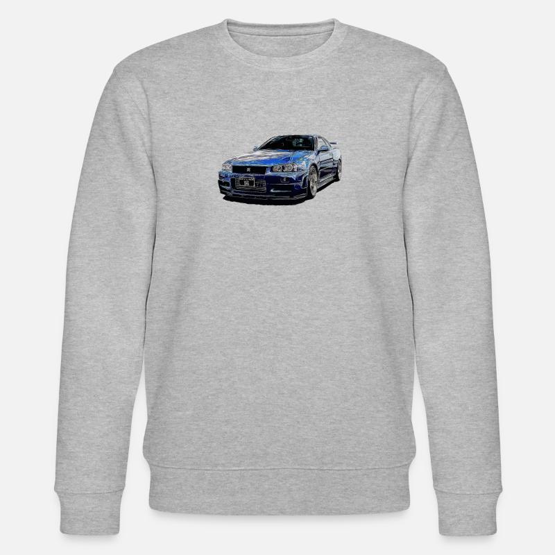 Skyline GTR - Stanley/Stella Unisex Bio-Sweatshirt CHANGER  - Grau meliert
