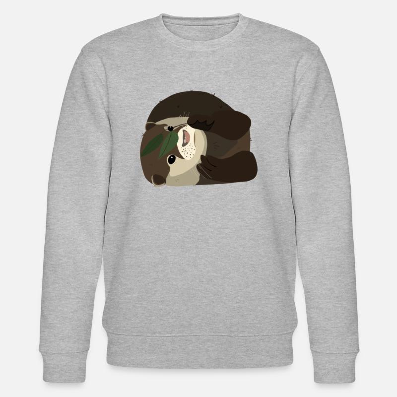 Otter - Stanley/Stella Unisex Bio-Sweatshirt CHANGER  - Grau meliert