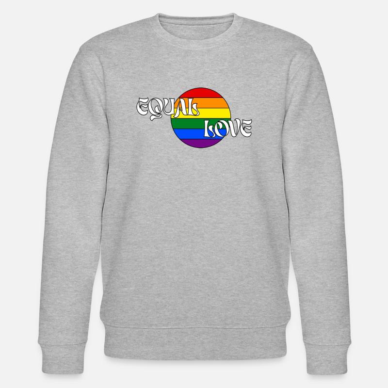 Equal Love - Stanley/Stella Unisex Bio-Sweatshirt CHANGER  - Grau meliert