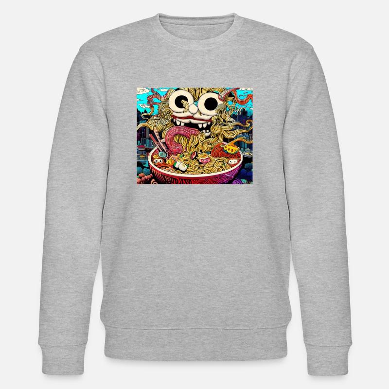 Ramen Japanisch - Stanley/Stella Unisex Bio-Sweatshirt CHANGER  - Grau meliert