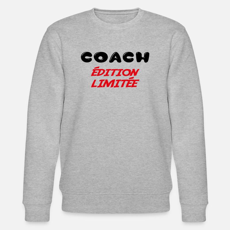 COACH édition limitée - Sweat bio CHANGER Stanley/Stella Unisexe - gris chiné