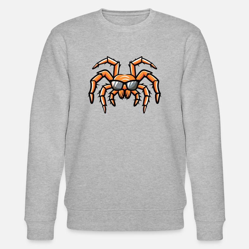 Spider Tarantula Cool Comic - Stanley/Stella CHANGER Unisex Organic Sweatshirt - heather grey