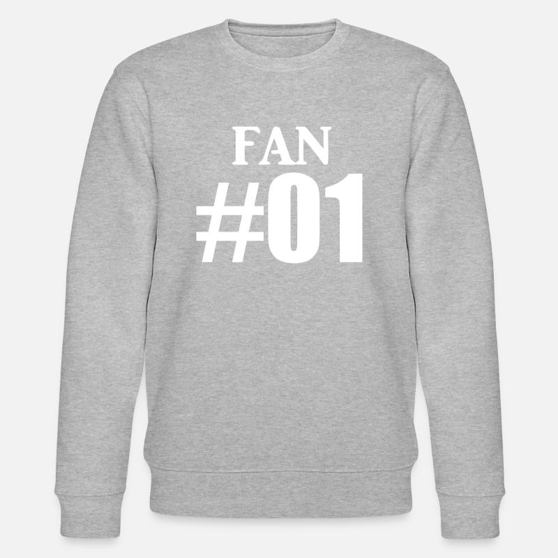Fan Nr 1 - Stanley/Stella Unisex Bio-Sweatshirt CHANGER - Grau meliert
