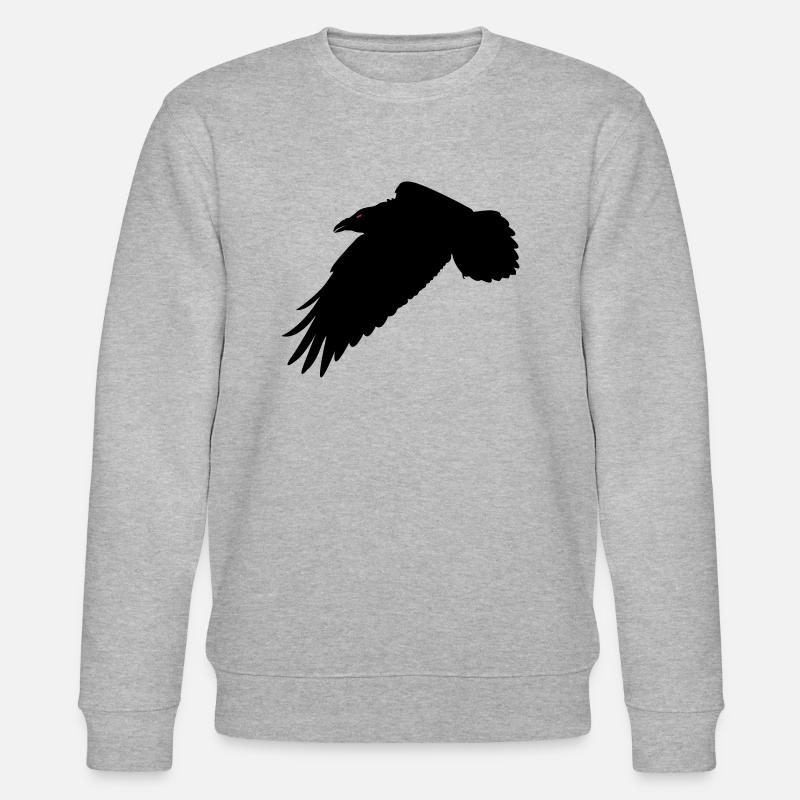 Schwarzer Rabe - Stanley/Stella Unisex Bio-Sweatshirt CHANGER  - Grau meliert
