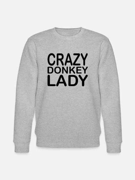 Donkey Esel - Stanley/Stella CHANGER Unisex Organic Sweatshirt - heather grey