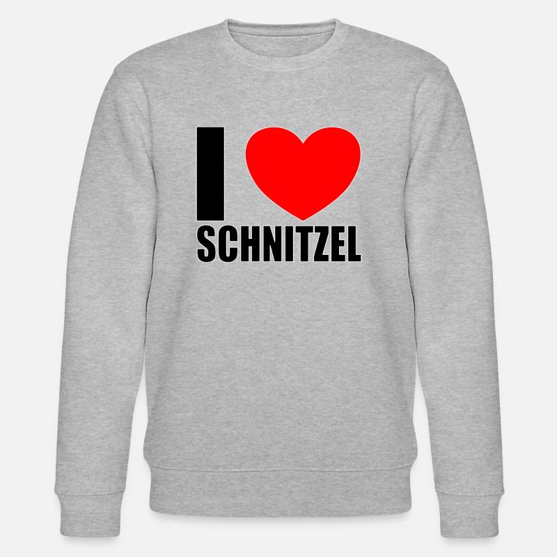 J’adore Schnitzel - Sweat bio CHANGER Stanley/Stella Unisexe - gris chiné
