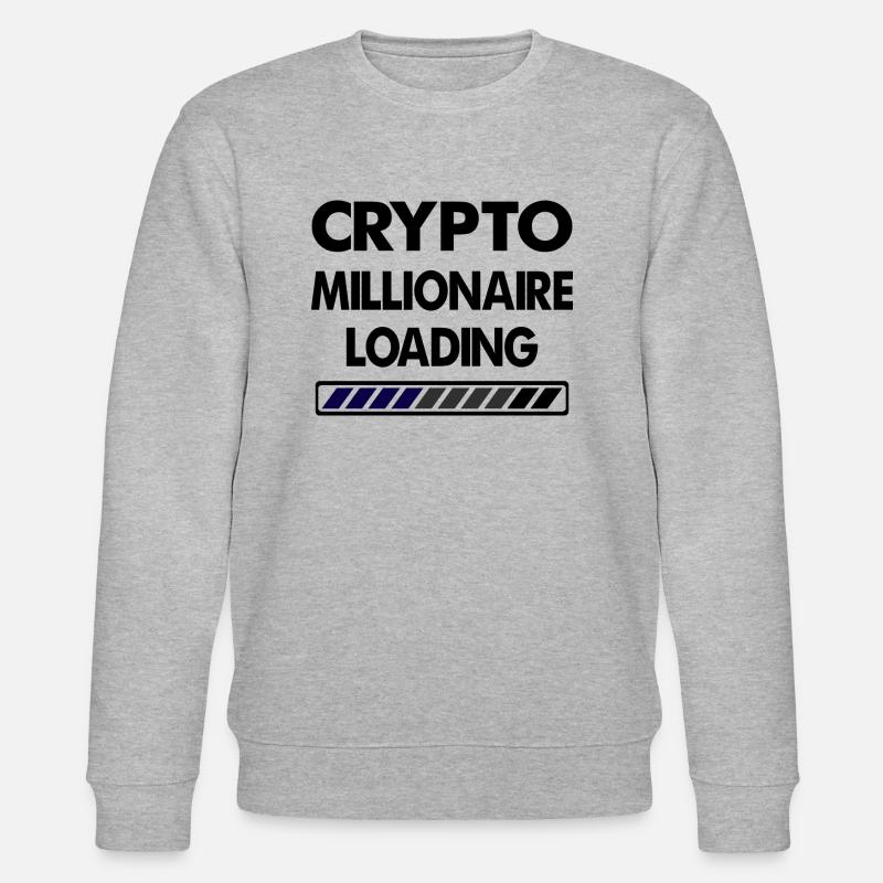 Bitcoin Trading Crypto Aktien - Stanley/Stella Unisex Bio-Sweatshirt CHANGER  - Grau meliert