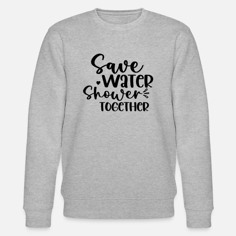 Économisez de l’eau Douche ensemble - Sweat bio CHANGER Stanley/Stella Unisexe - gris chiné
