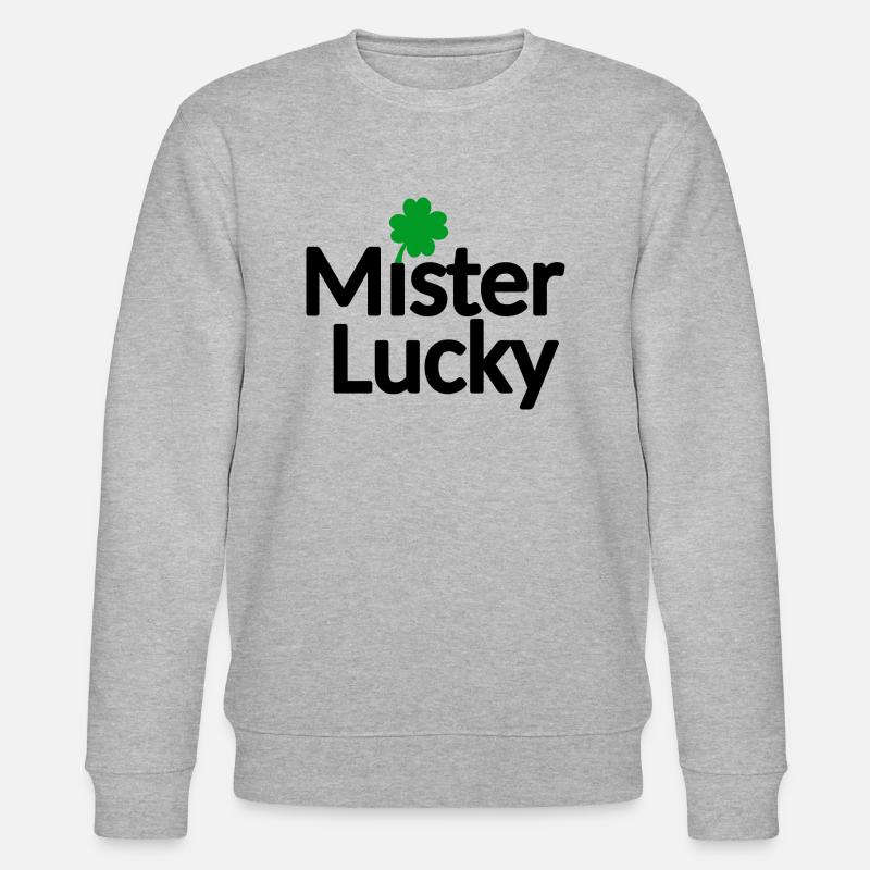 Glücklicher Mr. - Stanley/Stella Unisex Bio-Sweatshirt CHANGER  - Grau meliert