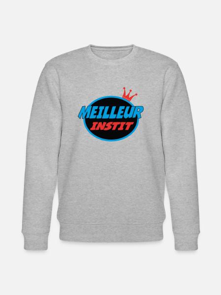 BESTER LEHRER - Stanley/Stella Unisex Bio-Sweatshirt CHANGER  - Grau meliert