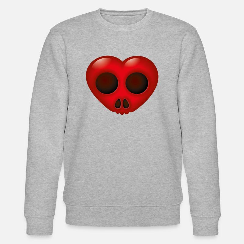 Smiley Heart Skill - Sweat bio CHANGER Stanley/Stella Unisexe - gris chiné