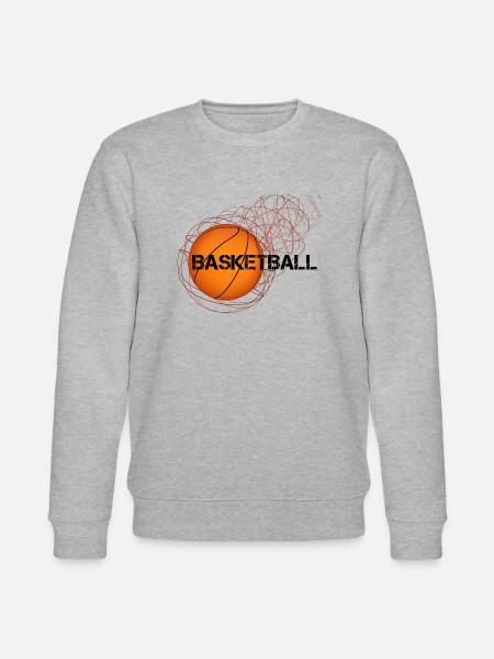 BASKETBALL - Stanley/Stella Unisex Bio-Sweatshirt CHANGER - Grau meliert