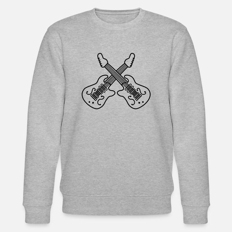 Cross 2 E guitars - Stanley/Stella CHANGER Unisex Organic Sweatshirt - heather grey