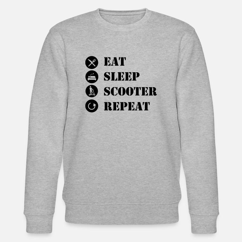 E-Scooter E-Roller Scooter - Sweat bio CHANGER Stanley/Stella Unisexe - gris chiné