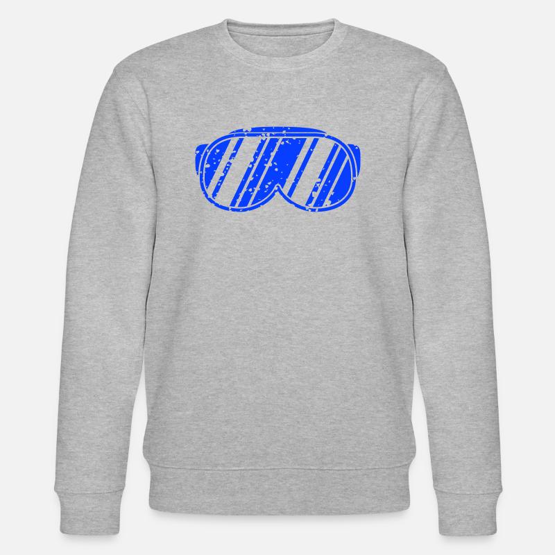 ski brille - Stanley/Stella Unisex Bio-Sweatshirt CHANGER  - Grau meliert