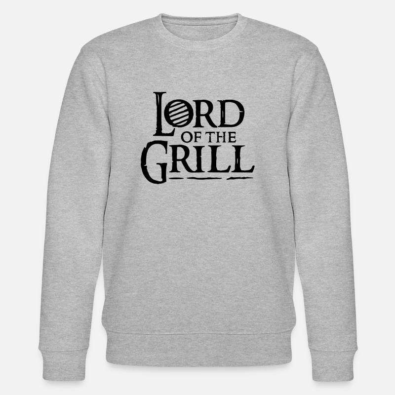 LORD OF THE GRILL - Stanley/Stella Unisex Bio-Sweatshirt CHANGER  - Grau meliert