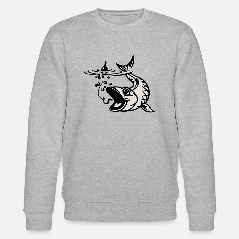 fisch - Stanley/Stella Unisex Bio-Sweatshirt CHANGER  - Grau meliert