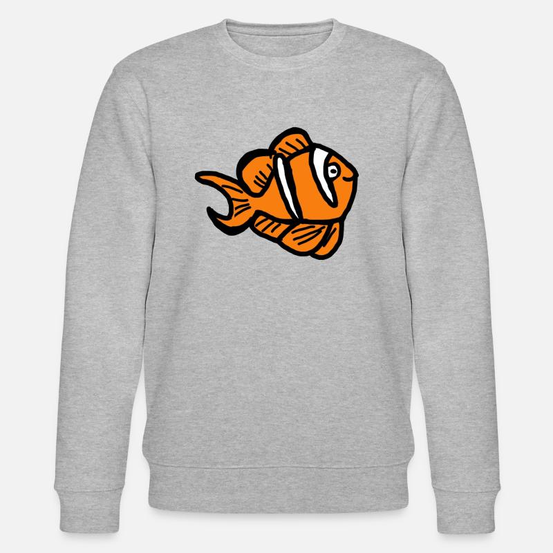 NEMO - Anemonefish - Stanley/Stella CHANGER Unisex Organic Sweatshirt - heather grey