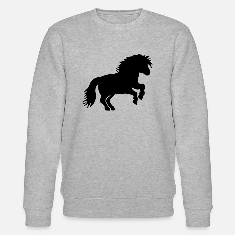 SHETLANDPONY 3 - Stanley/Stella Unisex Bio-Sweatshirt CHANGER  - Grau meliert