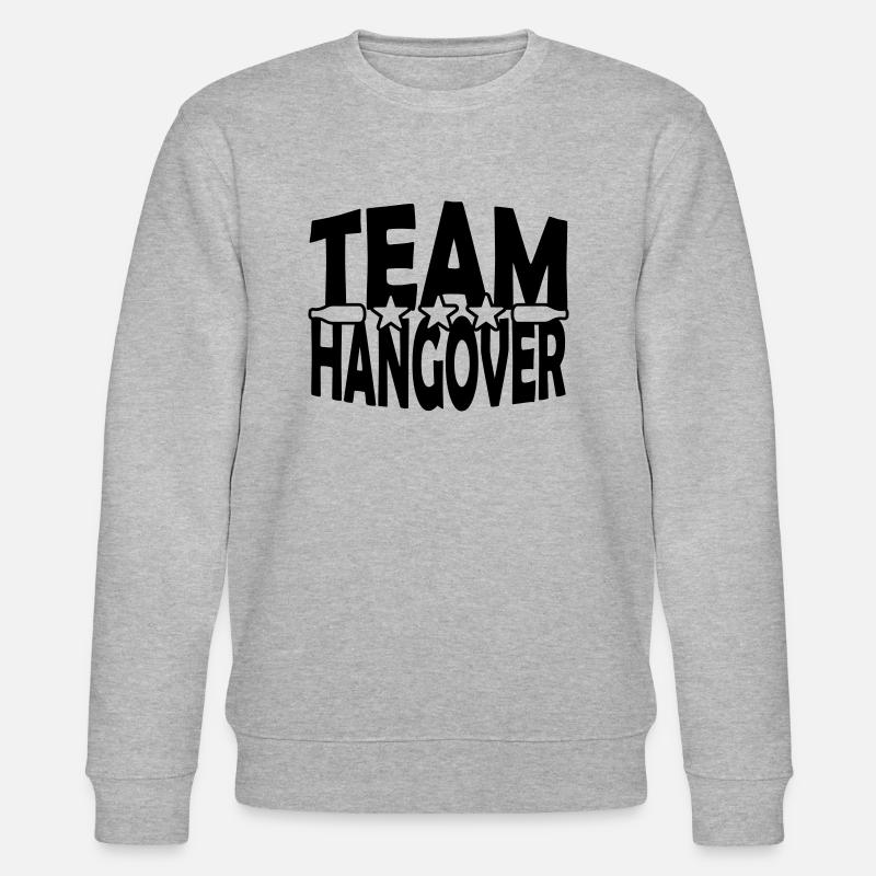 Party Team Hangover - Stanley/Stella Unisex Bio-Sweatshirt CHANGER  - Grau meliert