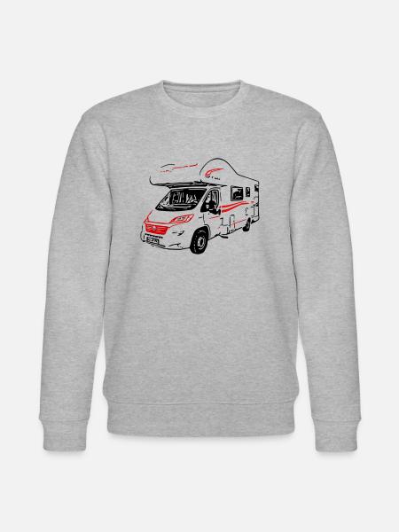 Wohnmobil Alkoven Ducato - Stanley/Stella Unisex Bio-Sweatshirt CHANGER  - Grau meliert