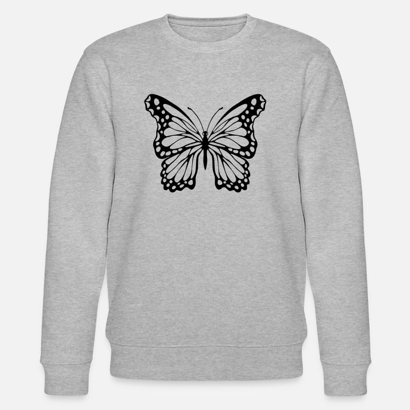 Papillon - Sweat bio CHANGER Stanley/Stella Unisexe - gris chiné