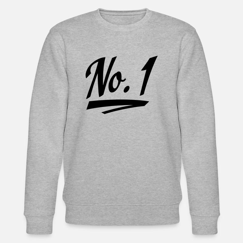 Nummer eins - Stanley/Stella Unisex Bio-Sweatshirt CHANGER - Grau meliert
