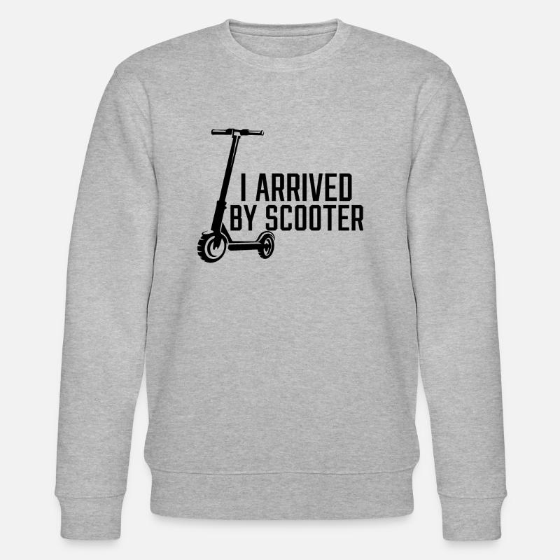 E-Scooter E-Roller Scooter - Sweat bio CHANGER Stanley/Stella Unisexe - gris chiné