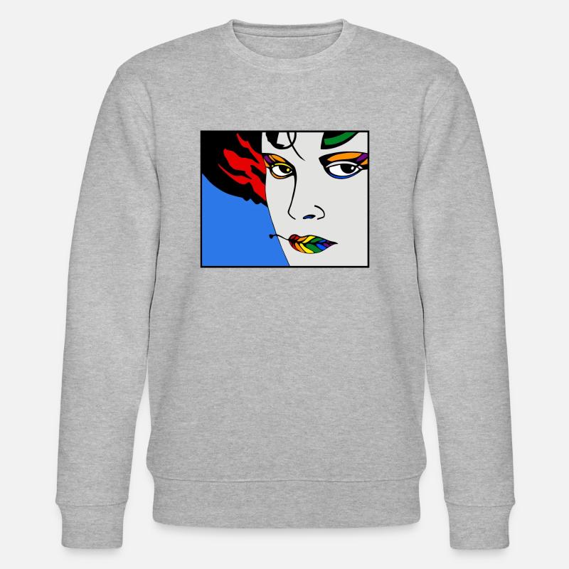 volcane 9c - Sweat bio CHANGER Stanley/Stella Unisexe - gris chiné