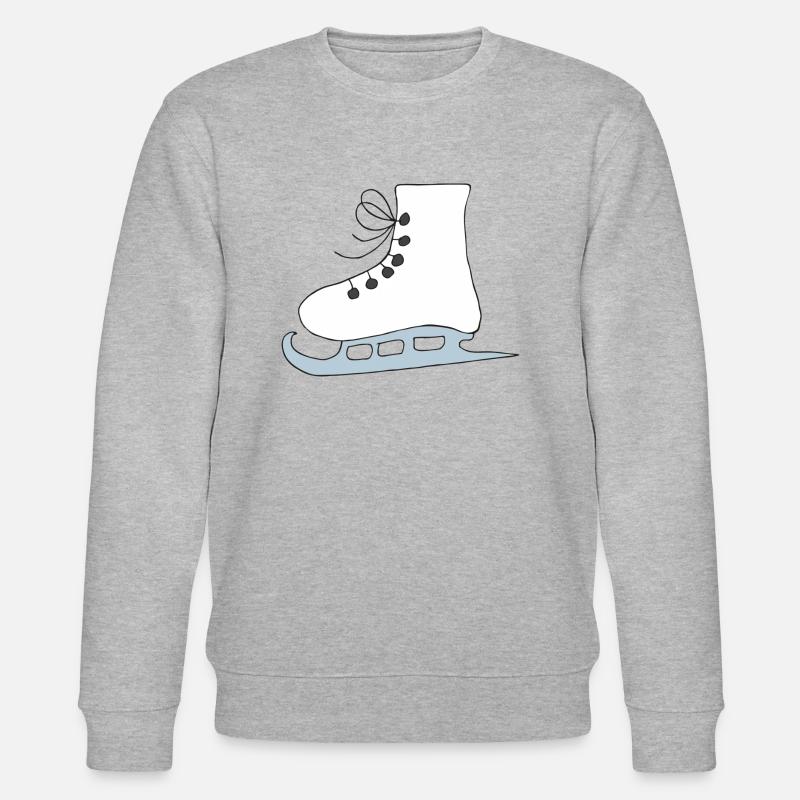 schlittschuhe - Stanley/Stella Unisex Bio-Sweatshirt CHANGER  - Grau meliert