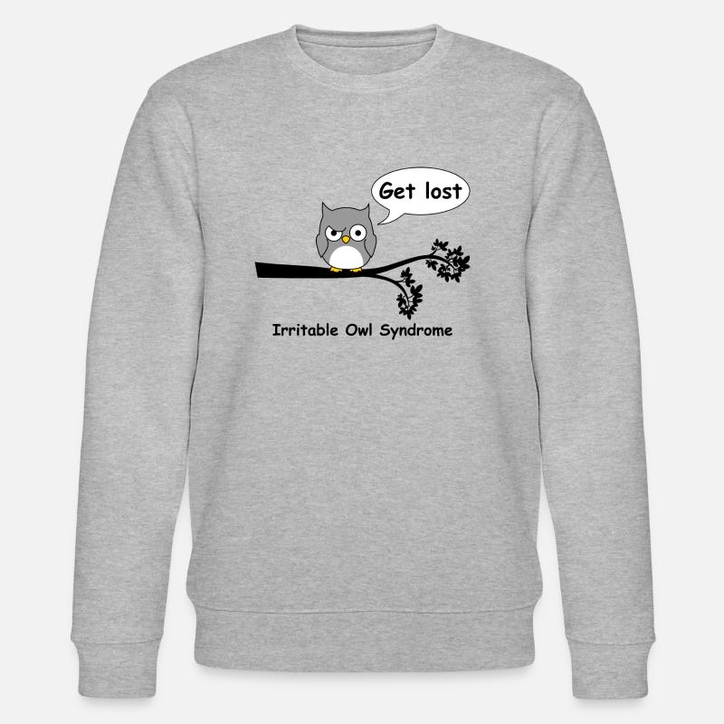 Irritable owl syndrome 3 - Sweat bio CHANGER Stanley/Stella Unisexe - gris chiné