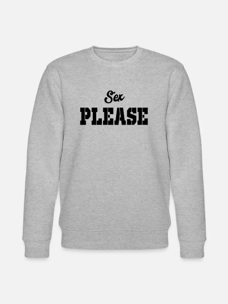 sex please - Stanley/Stella CHANGER Unisex Organic Sweatshirt - heather grey